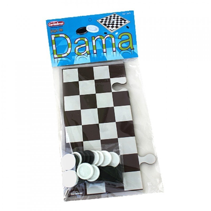 Jogo de Dama Adaptado em MDF