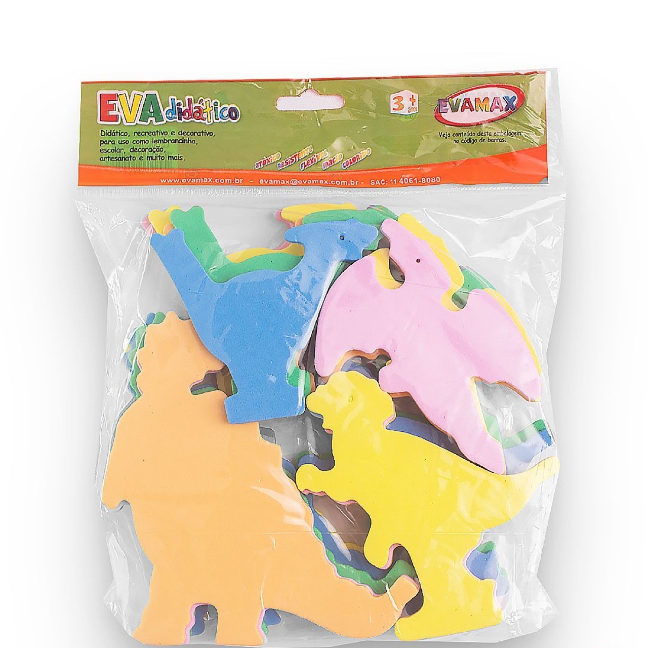 FIGURAS DIDAT EVA 5MM FRUTAS 20PC 10CM