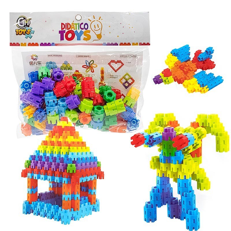 BLOCO DE MONTAR PINOS TOYS COM 300 PEÇAS : : Brinquedos e Jogos