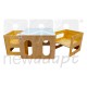 CONJUNTO MESA E CADEIRA CUBIK