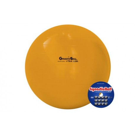 Bola suíça para exercícios 75 cm laranja Gynastic Ball